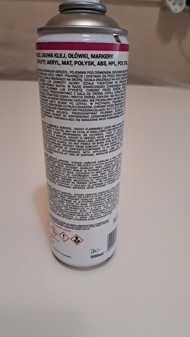 Dizolvant curățare adeziv burete tapițerie tip spray, fotografia 3